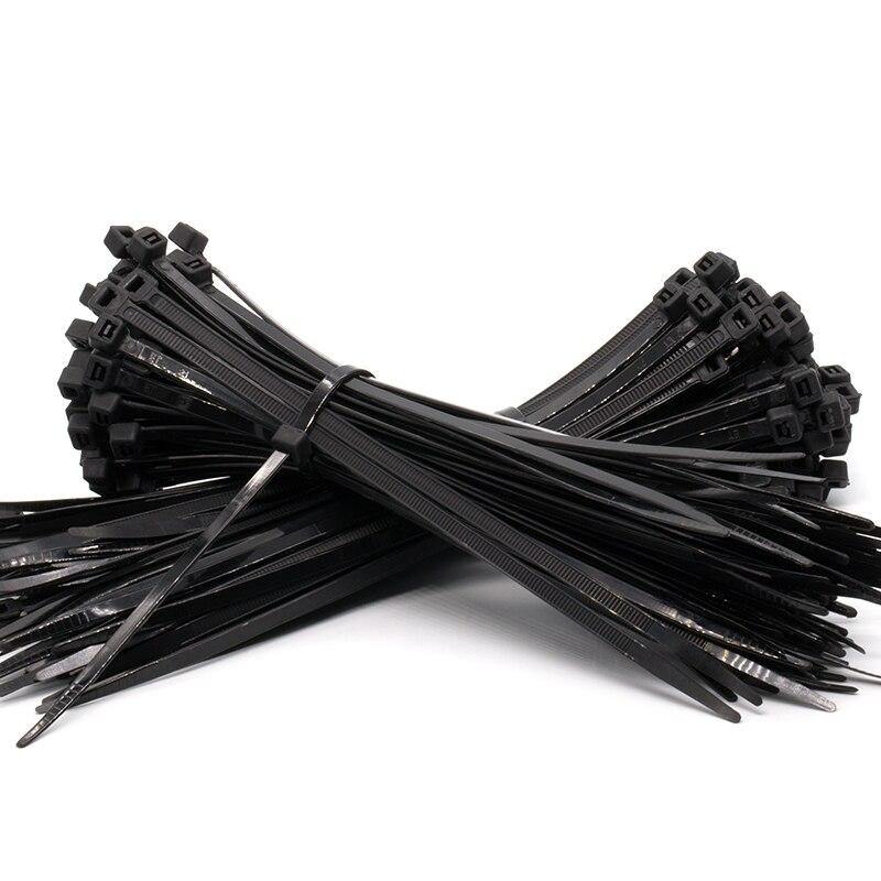 Lote de 100 bridas de nylon para red de camuflaje