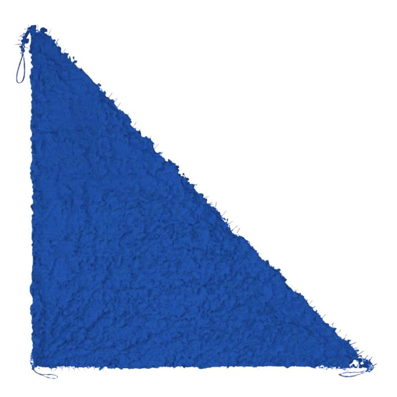 Rede de camuflagem triangular azul