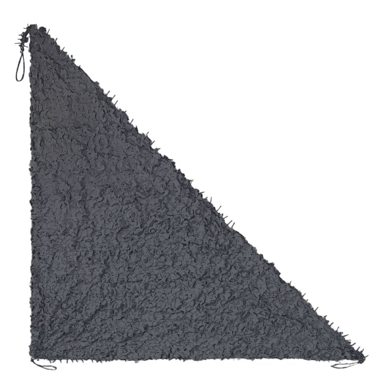 Rede de camuflagem triangular cinza