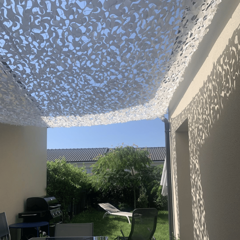 Fijación para red de camuflaje