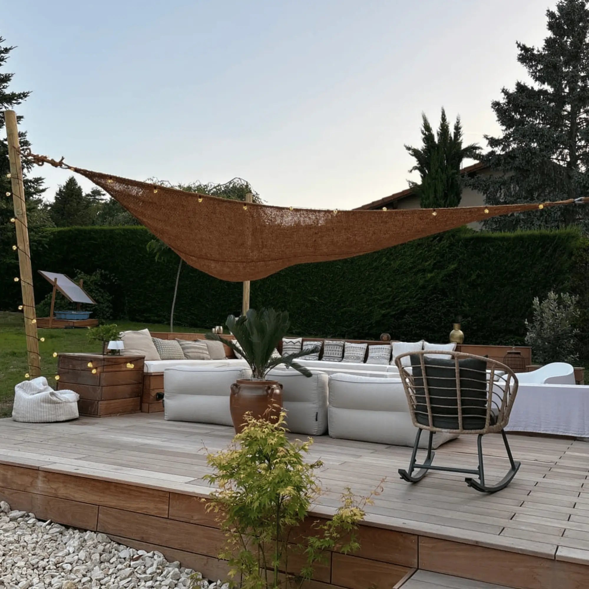 Toldo fibra de coco