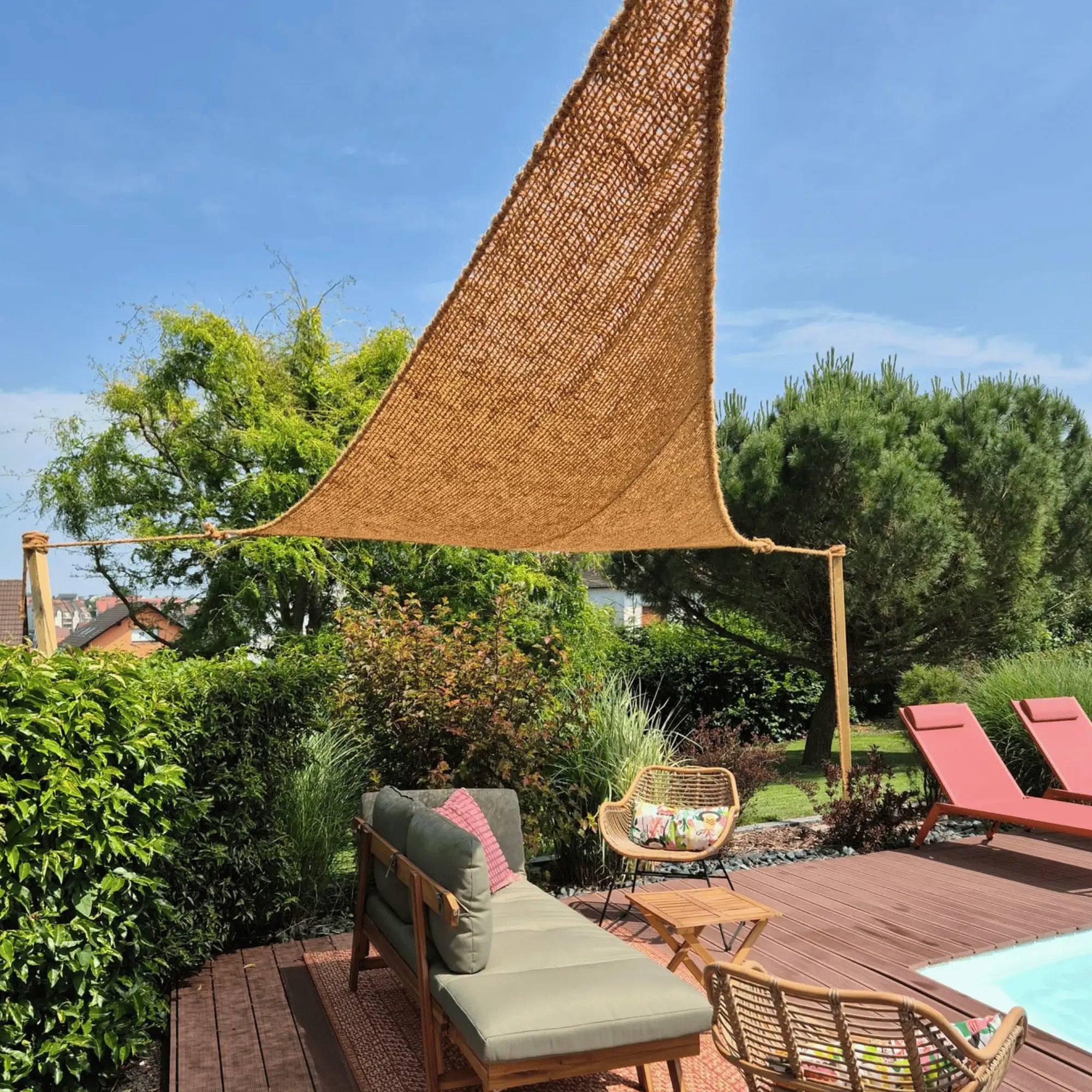 Toldo fibra de coco
