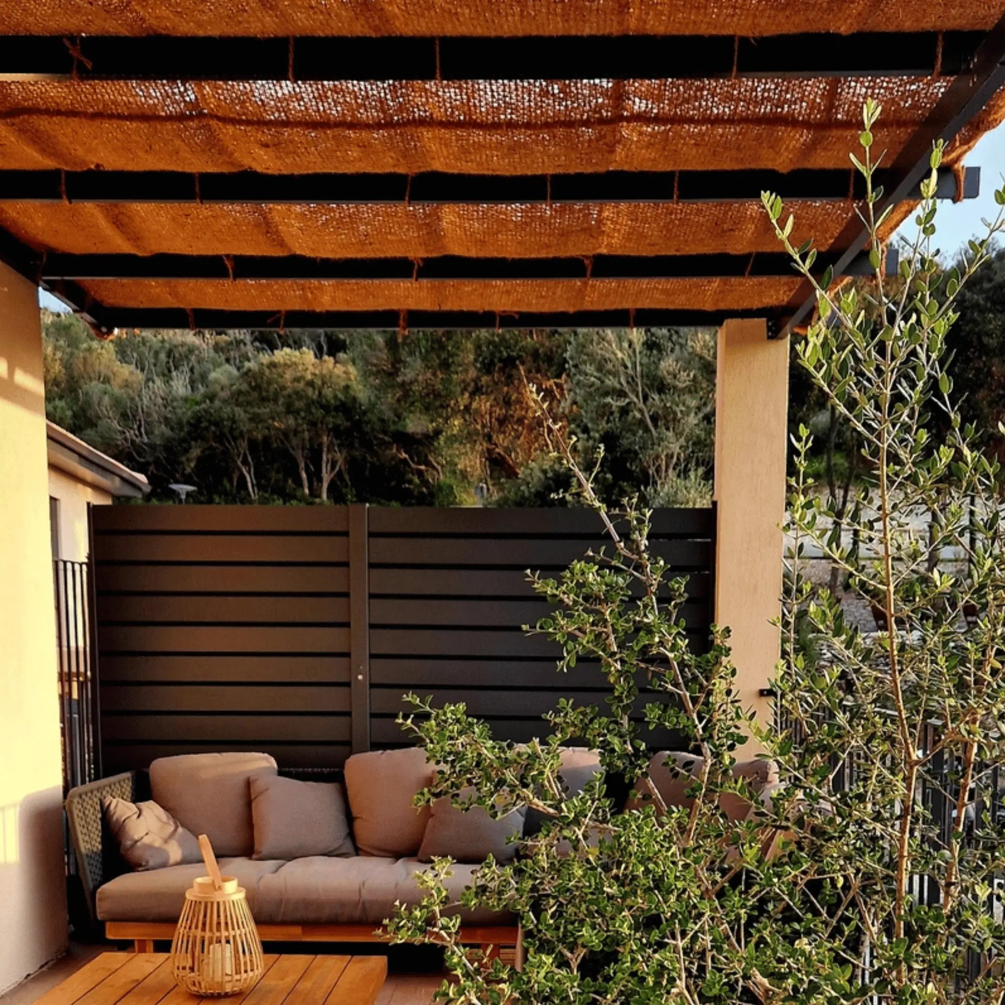 Toldo fibra de coco