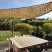Red de camuflaje triangular arena