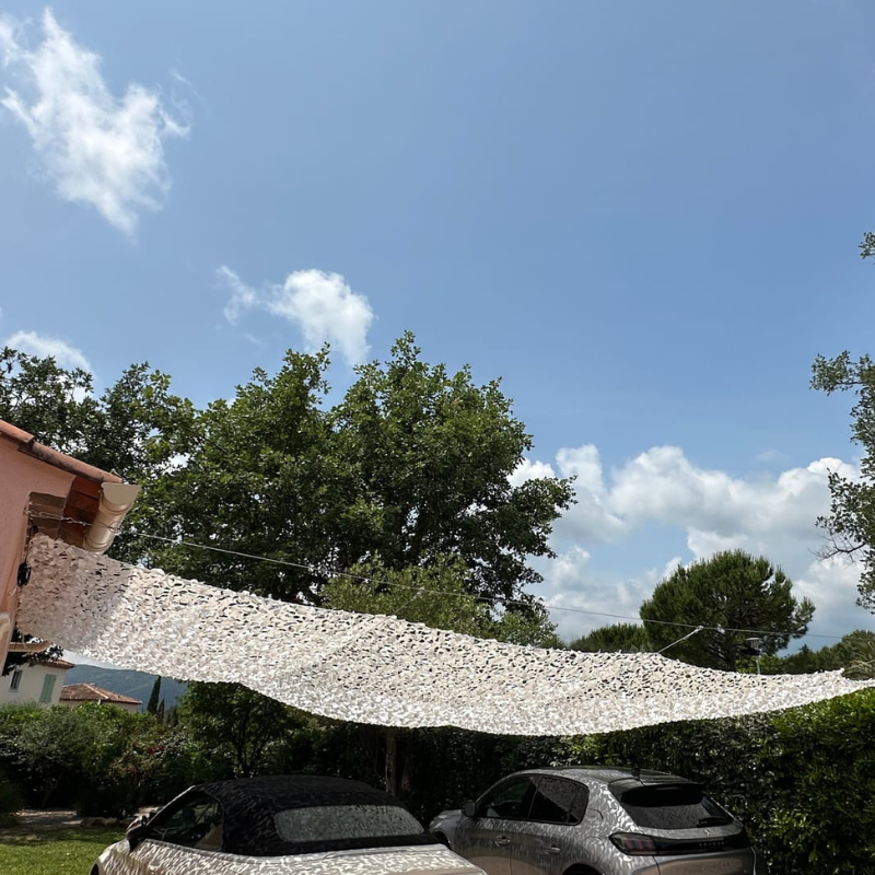 Cable de acero para toldo de camuflaje