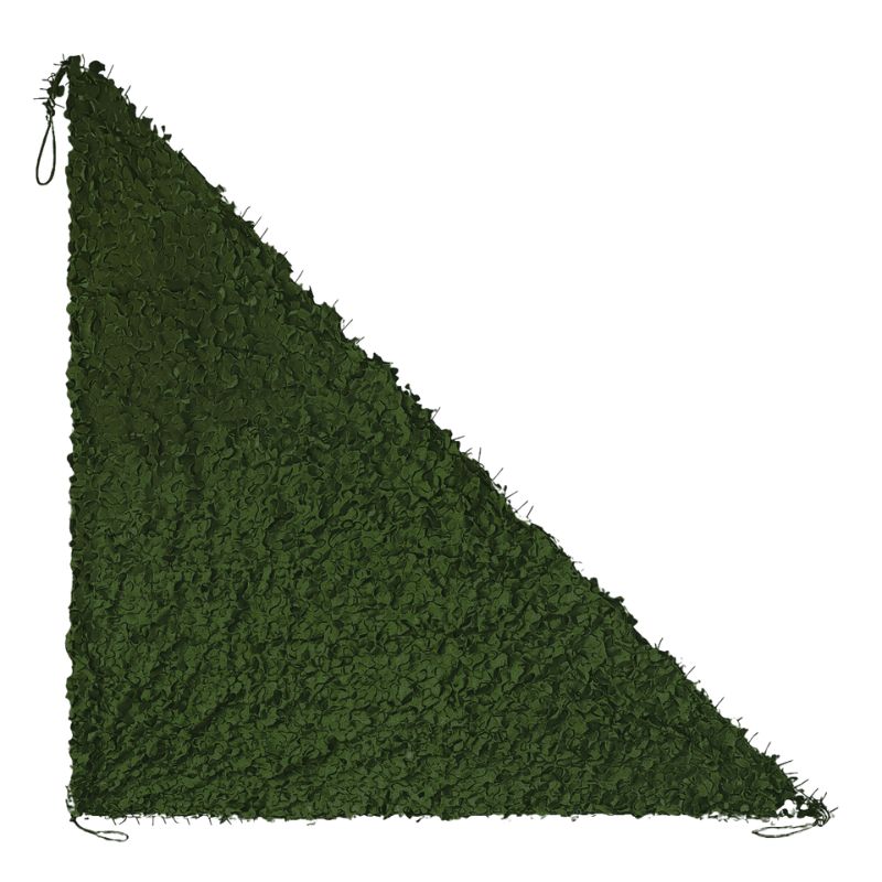 Rede de camuflagem triangular verde