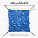 Rede de camuflagem reforçada azul