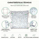 Rede de camuflagem reforçada branca