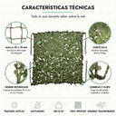 Rede de camuflagem triangular verde