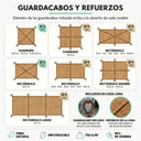 Toldo de fibra de coco